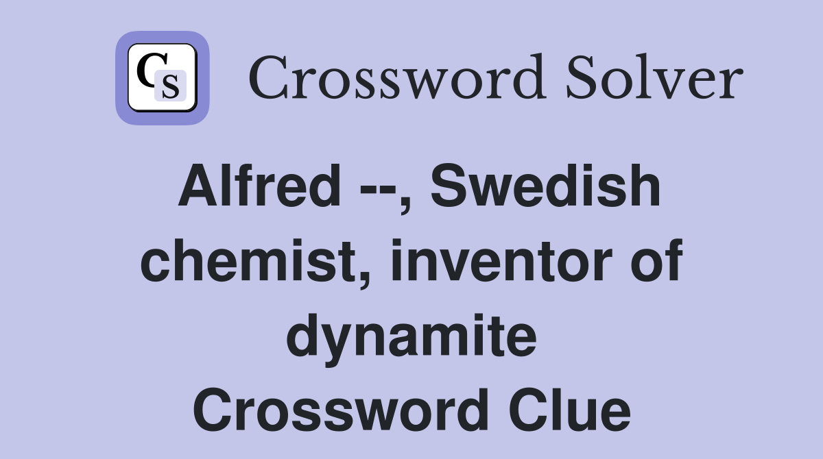 Dynamite crossword 2025